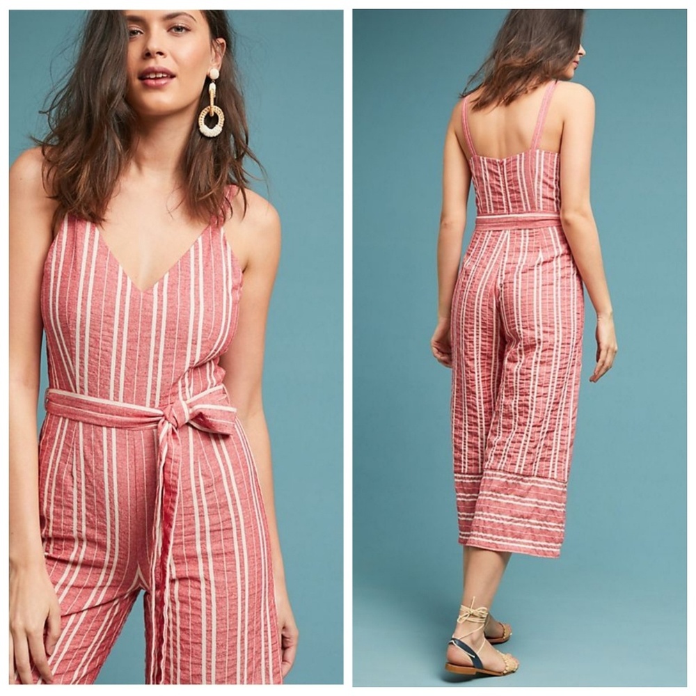 Anthropologie Cropped Jumpsuit / Romper